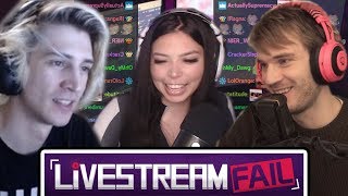 AdeptTheBest Reacts to xQc vs PewDiePie LiveStreamFails