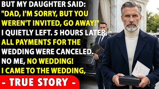 I Came to the Wedding, But My Daughter Said: “Dad, You're Not Invited, Go Away!”.