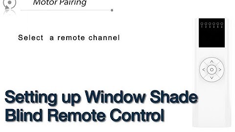 Setting up the remote controller