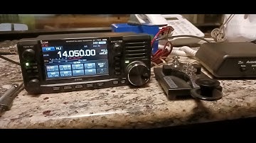 CALLING CQ ON 20 METER BAND WITH ICOM 705.