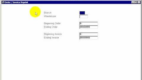 DYNAMIC 3i Free Edition ERP tutorials - reprinting an invoice that has been updated to sales