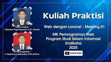 MK Pemrograman Web (Pertemuan 10) - Kuliah Praktisi Pertemuan 01/04