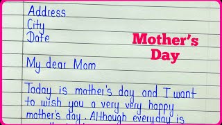 Mother’s Day letter writing | Mother’s Day greeting card writing | Message to mother- Mothers Day