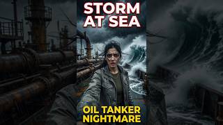 Storm At Sea | Oil Tanker Nightmare. #shorts #ship #storm