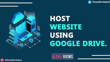 How to host a website in google drive with custom domain || Publish your website for free.