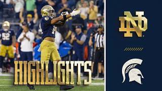 Highlights vs Michigan State (9.19.26) | Notre Dame Football screenshot 3