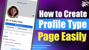 How to create profile type facebook page || Profile type page create || Profile page create in 2022