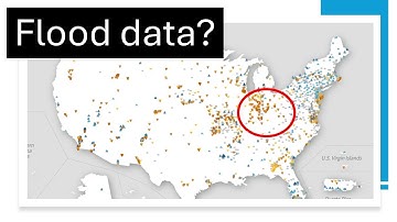 USGS Water Level Visualization Animation Map