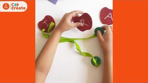 Teach Your Child Buttoning Skill In The Most Fun Way! DIY Activity - Button Worm