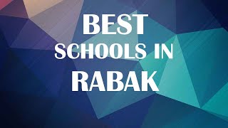 Schools Around Rabak, Sudan