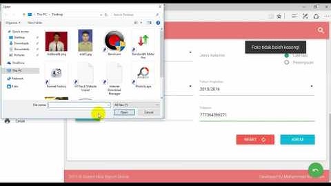 Sistem Informasi Nilai Raport Raportku Berbasis Web PHP dan MySQL || Teknik Informatika