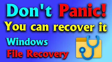 Recover permanently deleted files and folders with Windows File Recovery WINFR