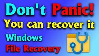 Recover permanently deleted files and folders with Windows File Recovery WINFR screenshot 1