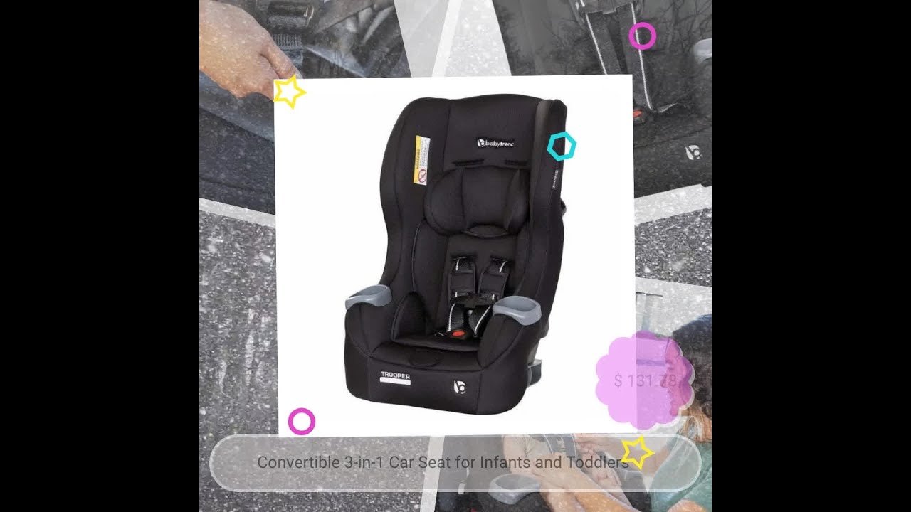 Convertible 3in1 Car Seat for Infants and Toddlers YouTube