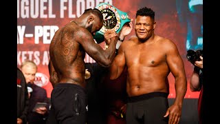 DEONTAY WILDER - LUIS ORTIZ 2 WEIGH IN, MGM GRAND