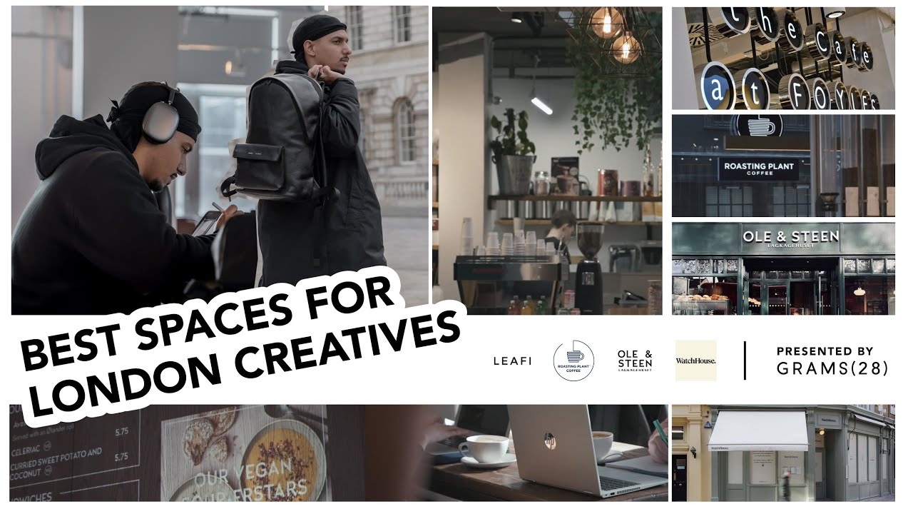 Best spaces for London creatives - Foyles Cafe, The Roasting Plant, Ole & Steen, Watch House
