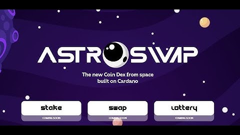 NEXT 100+X GEM!!! AstroSwap! Cross-Chain Cardano DEX launching on ADAPAD