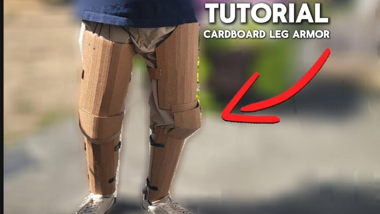 How to Make Cardboard Knight Leg Armor 