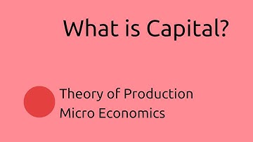 What is Capital | Production | CA CPT | CS & CMA Foundation | Class 11 | Class 12