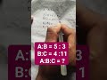 Ratio and Proportion|Ratio proportion #maths #ratioproportion #youtubeshorts #ytshort #shorts #math