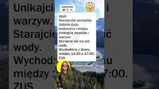 Upał i porady ☀️ #dowcipy #śmieszne #humor #komedia #śmiech #polska #śmiesznefilmy #kawały