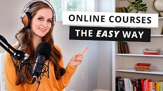 The EASIEST Way to Film \& Edit Online Course Videos