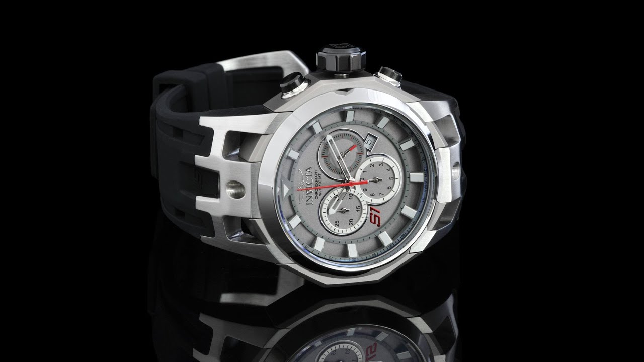 Invicta 16811 S1 Rally 50mm SS & Titanium Chronograph Strap Watch renato raquetes