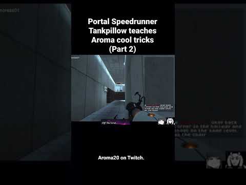 Speedrunner teaches Aroma how to beat Portal, Part 2