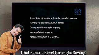 Benci Kusangka Sayang [nurdin yaseng] cover