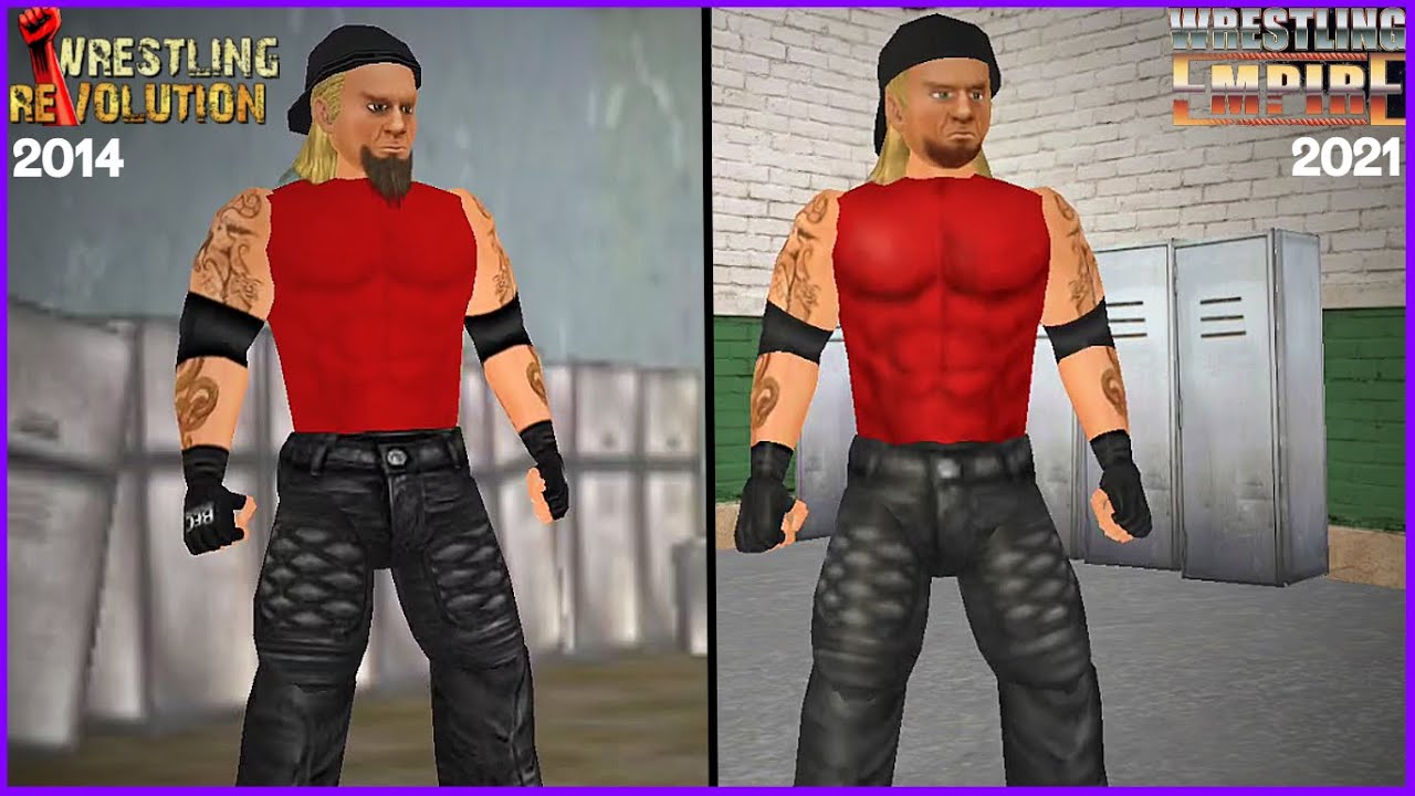 Wrestling Empire vs Wrestling Revolution 3D (Graphics, Gameplay