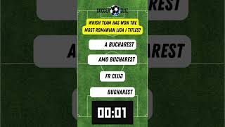 Which team has won the MOST ROMANIAN LIGA 1 TITLES? #soccerquiz #footballtrivia #soccerknowledge screenshot 5
