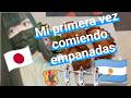 【Japonesa🇯🇵】Como Messi hizo un hat-trick, comí 3 empanadas🇦🇷【Mundial en Japón】