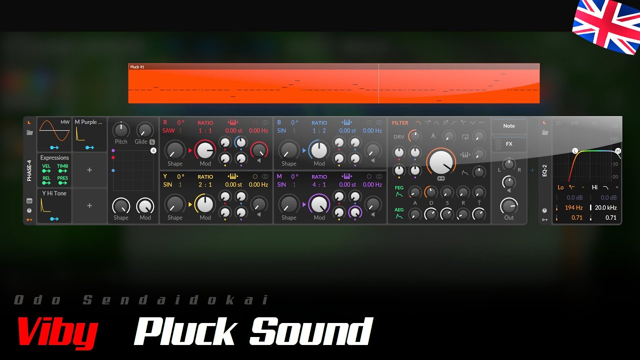 SOUNDDESIGN: Viby Plucks with Bitwig Phase4 | EN