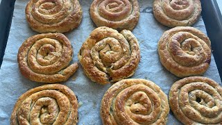 Ispanaklı El Açması Çıtır Börek Tarifi ✅ El Açması Börek Nasıl Yapılır?