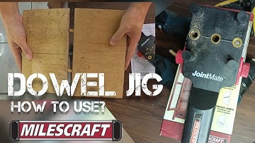 How to use Dowel Jig Milescraft: unboxing and review.