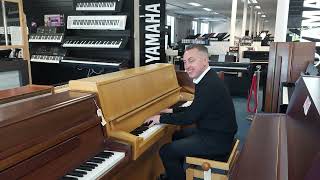 Used Schimmel Upright Piano Demonstration &amp; Review By Graham Blackledge