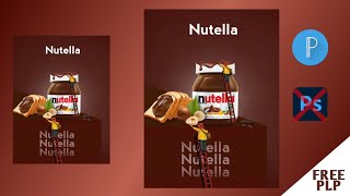Nutella creative design idea pixellab | No PC | No Photoshop | Only Android | @RafiqulsHere screenshot 1