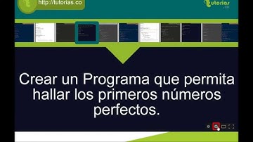 ciclo for -- python (números perfectos)