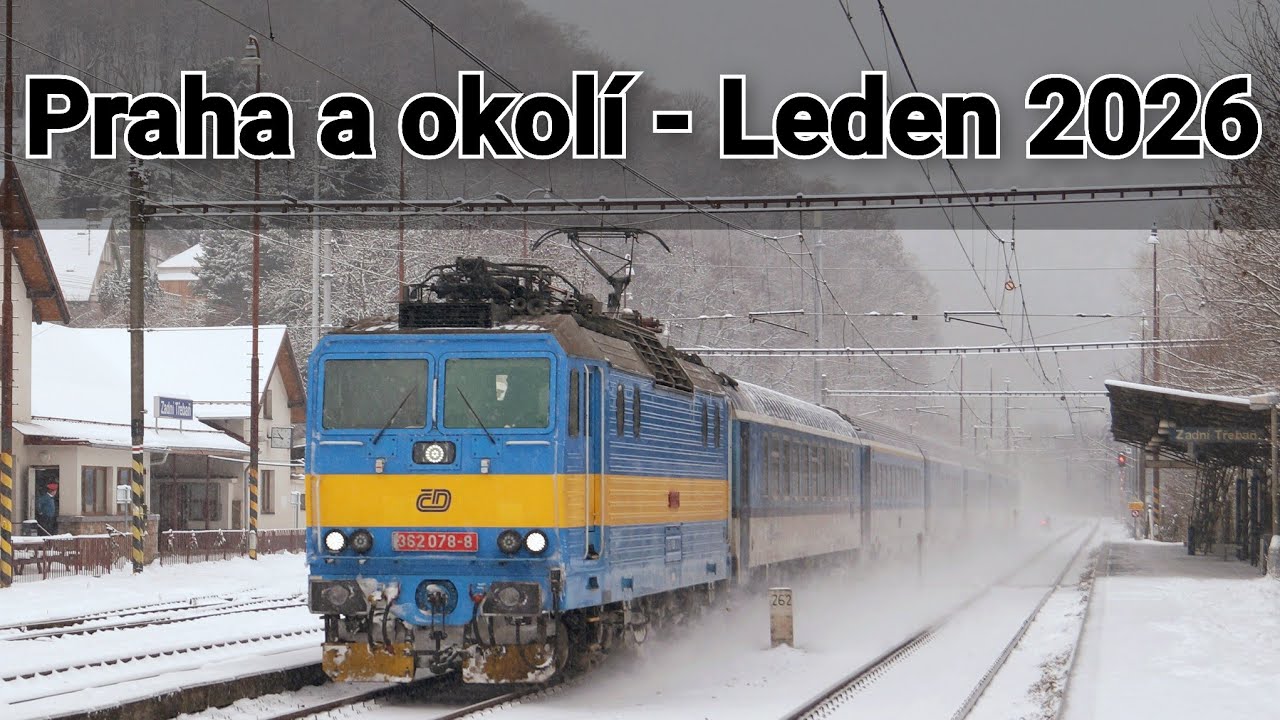 Vlaky v Praze a okolí | Leden 2026