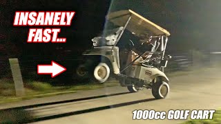 Build Wars DAYS 4 \& 5: FIRST RIP In Our 1000cc Street Bike Powered Golf Cart!! (IT'S INSANE)