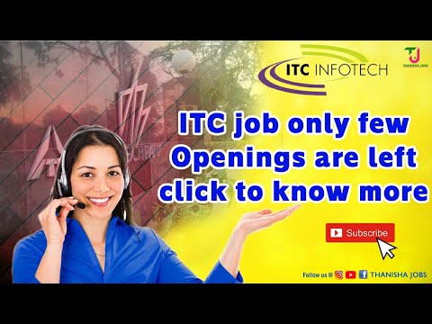 ITC INFOTECH | Virtual job portal |Immediate joiners To 30 Days |