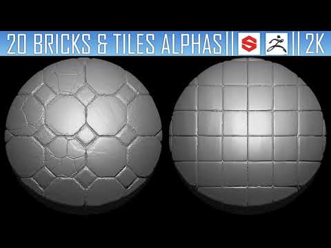 zbrush brick alpha