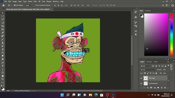 Bored Ape Yacht Club NFT | How to create Bored Ape Yacht Club NFT | Adobe Photoshop tutorial