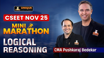 CSEET NOV 2025 | LOGICAL REASONING ⚡ ONE SHOT REVISION | SUCCESS 2.0 | CMA PUSHKARAJ BEDEKAR