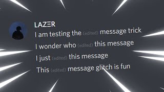 NEW EDITED GLITCH ON DISCORD!