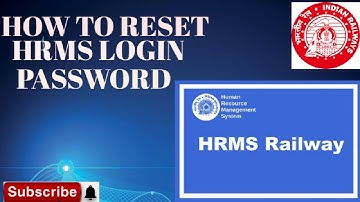 HOW TO RESET YOUR HRMS LOGIN PASSWORD ONLINE