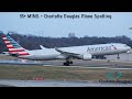 35+ MINUTES of Plane Spotting at Charlotte Douglas International Airport   December 2019