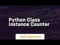 python class instance counter