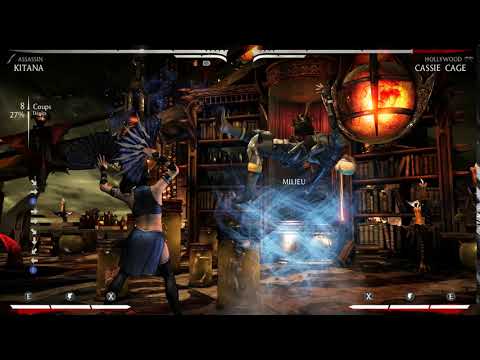 Mortal Kombat XL: Kitana (Assassin) 0Bar easy 34% Combo