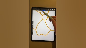 Yellow Flower Design #procreate